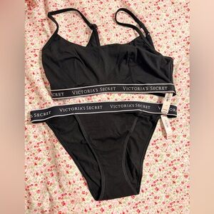 Victoria secret bra and panty set size large NWT